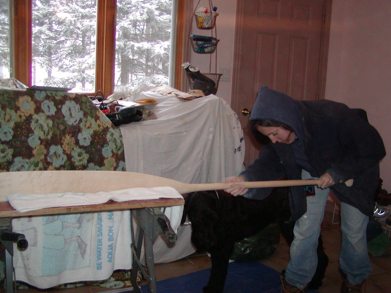 Laura's still working on Jame's gift!