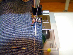 Stitch 1st seam